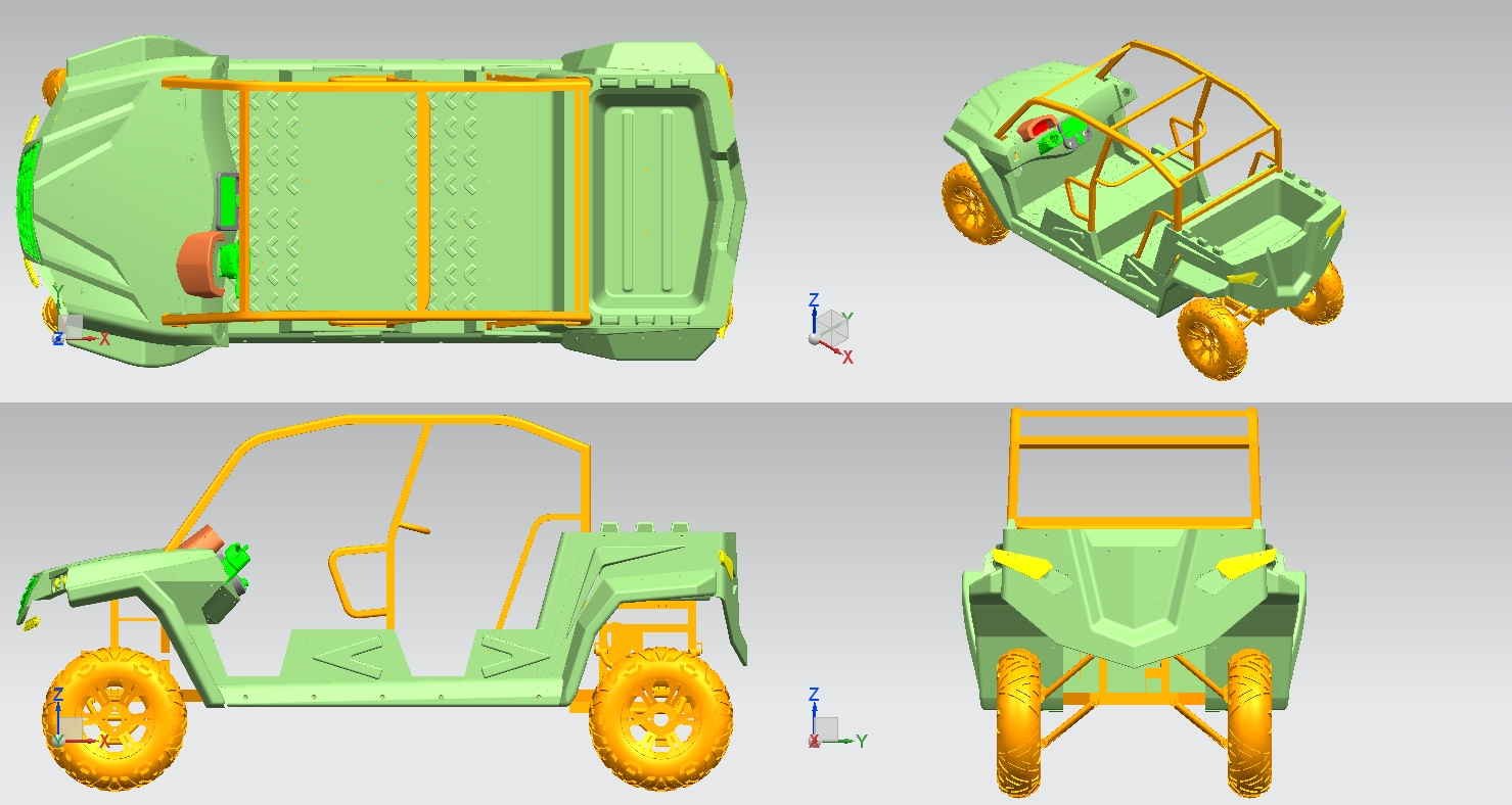 UG设计作品——越野沙滩车